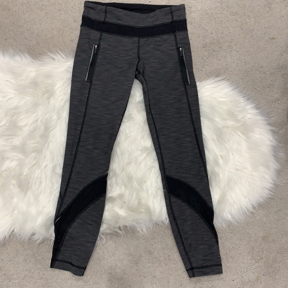 Lululemon Gray Inspire Tights Size 4